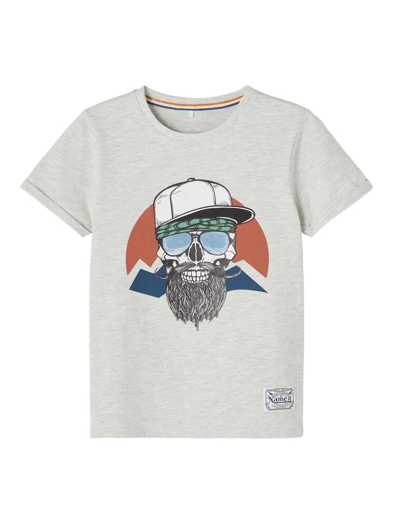 Name It T-shirt Bentale Light Grey Melange