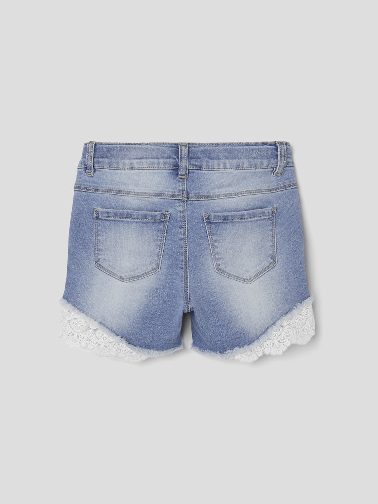 Name It Shorts Denim Kids Salli Slim Medium Blue Denim - Billede 3