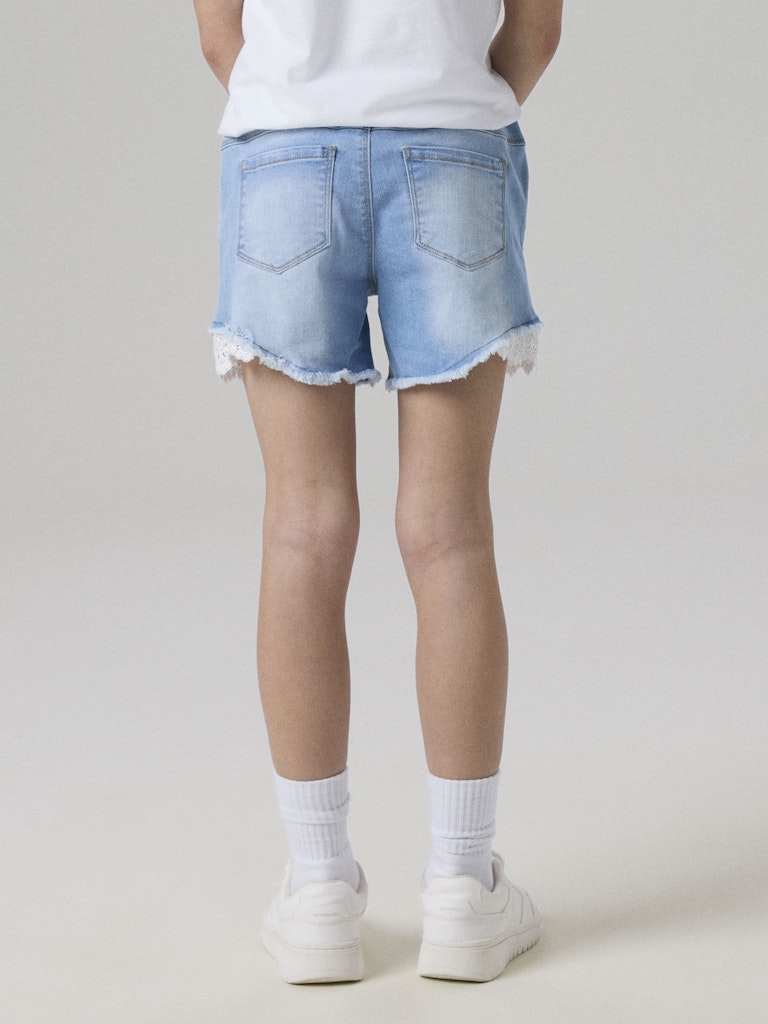 Name It Shorts Denim Kids Salli Slim Medium Blue Denim - Billede 6