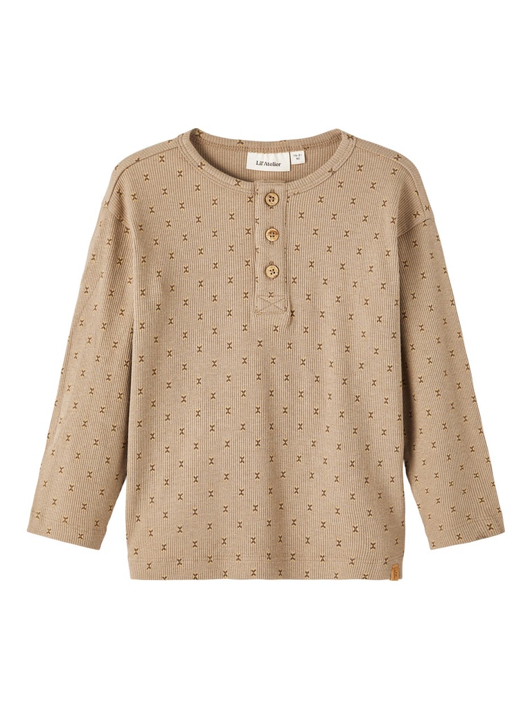 Lil' Atelier T-shirt LS Gago Loose Chinchilla