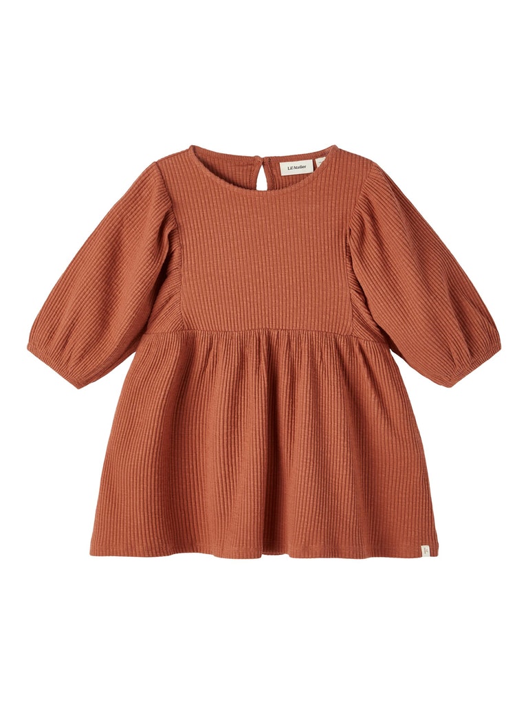 Lil' Atelier Kjole Raja Loose Baked Clay