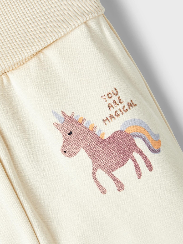 Name It Bukser Sweatpants Ussie Buttercream - Billede 3