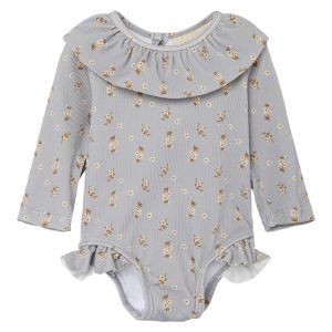Lil' Atelier Badedragt Baby LS Fagma Swimsuit Harbor Mist