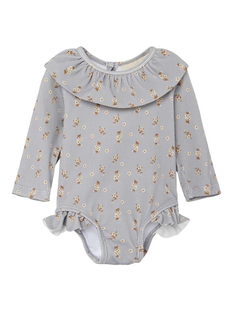 Lil' Atelier Badedragt Baby LS Fagma Swimsuit Harbor Mist