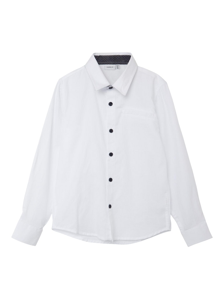 Name It Skjorte LS Feshirt Bright White