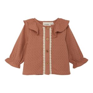 Lil' Atelier Cardigan LS Dolly Loose Mocha Mousse