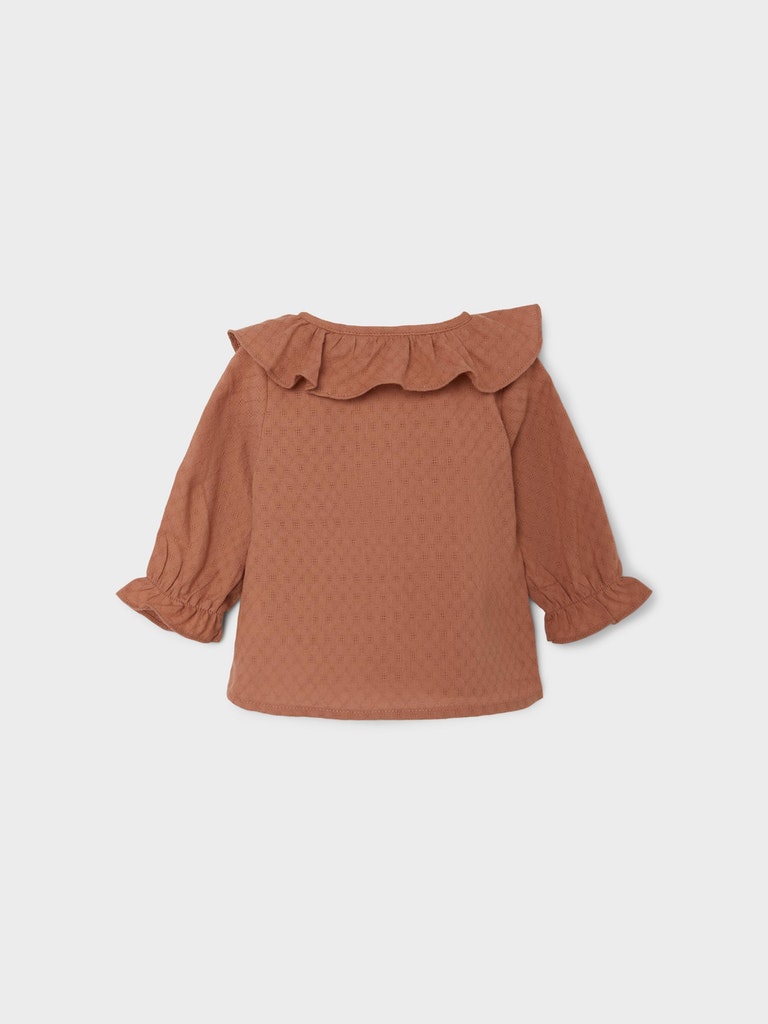 Lil' Atelier Cardigan LS Dolly Loose Mocha Mousse - Billede 3