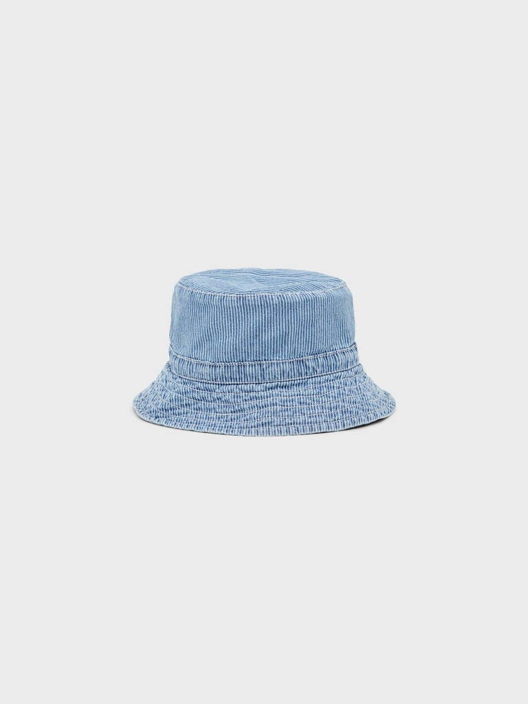 Name It Bøllehat Frida Denim Bucket Hat Medium Blue Denim - Billede 2
