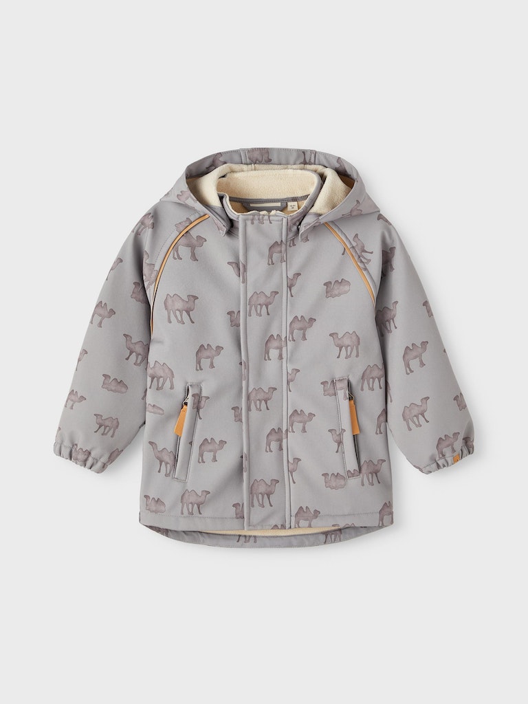 Lil' Atelier Softshell Jakke Alfa Wet Weather - Billede 5