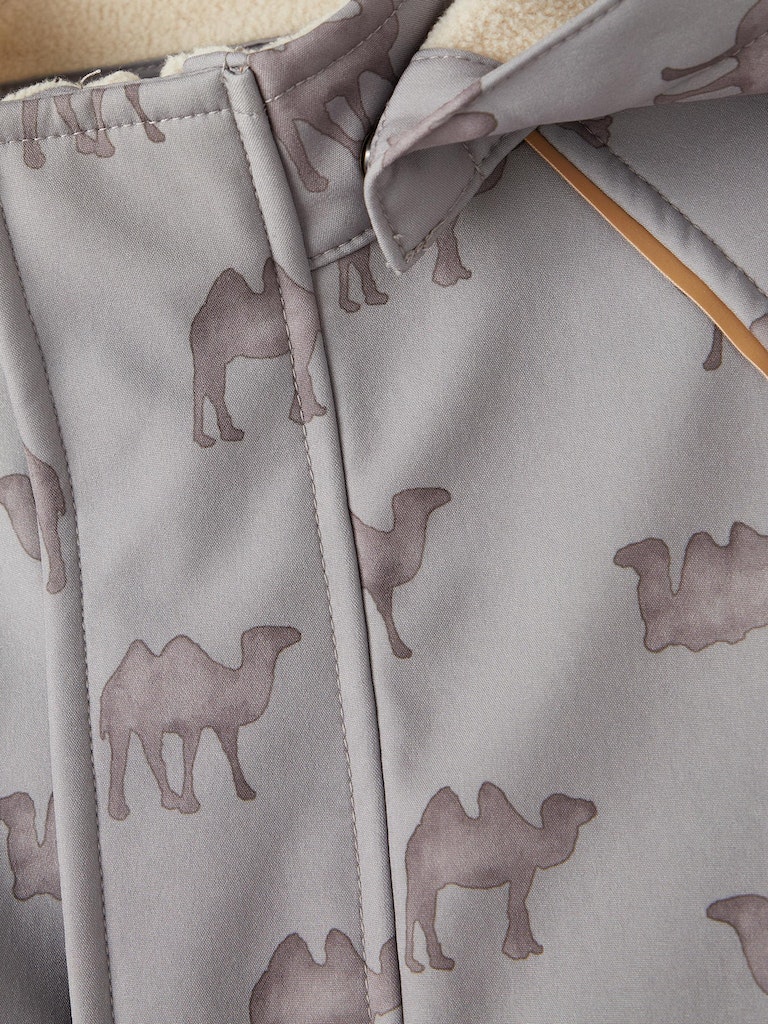Lil' Atelier Softshell Jakke Alfa Wet Weather - Billede 3