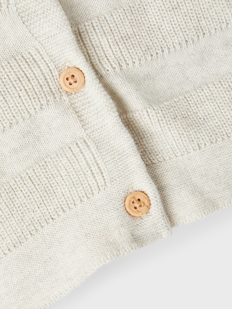 Name It Cardigan LS Strik Haske Peyote Melange - Billede 3