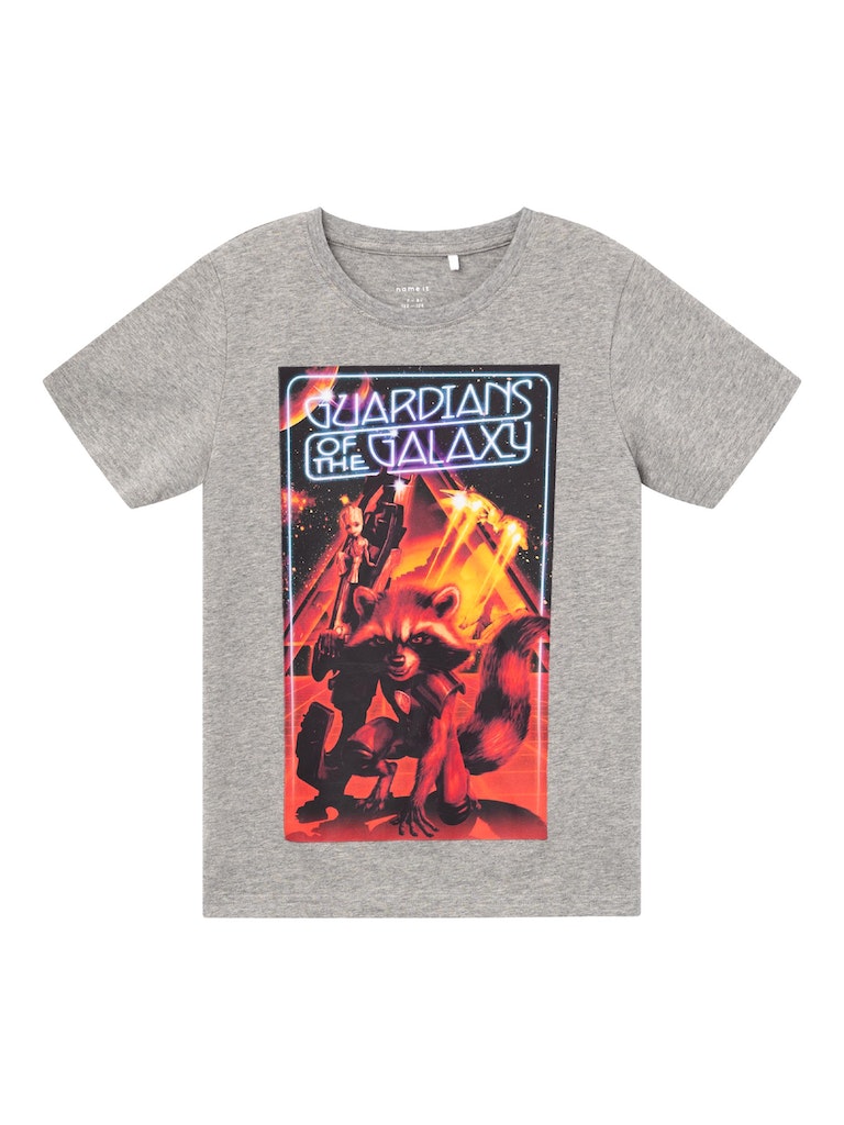Name It Bluse T-shirt SS Moshe Gardians of the Galaxy Grey Melange