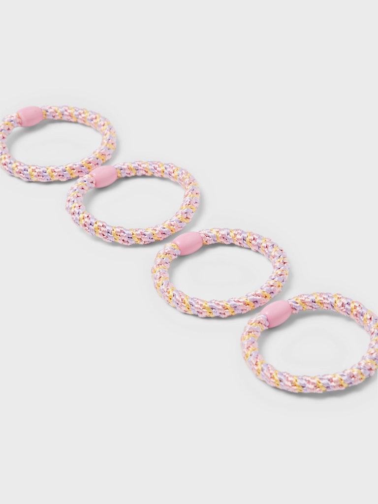 Name It Hårelastik Facc-Juliette 4-pak Double Cream - Billede 2