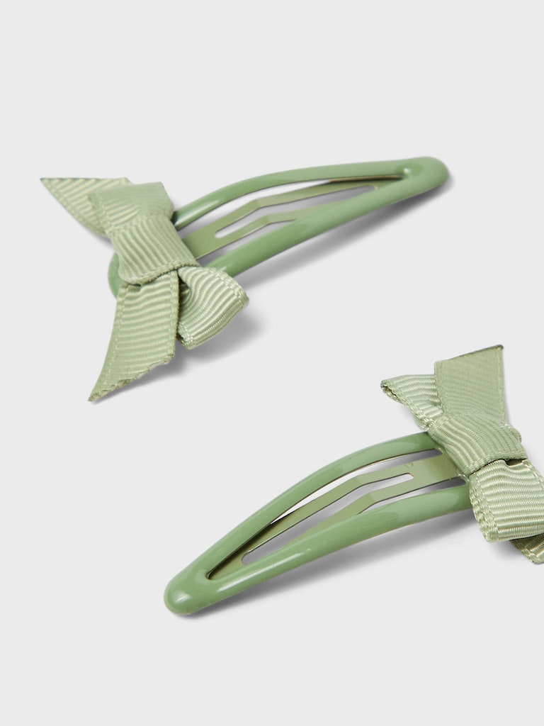 Lil' Atelier Hårspænde Hinja 2-pak Hair Clips Sage - Billede 3
