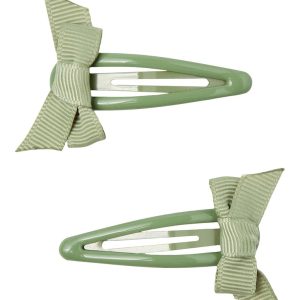Lil' Atelier Hårspænde Hinja 2-pak Hair Clips Sage