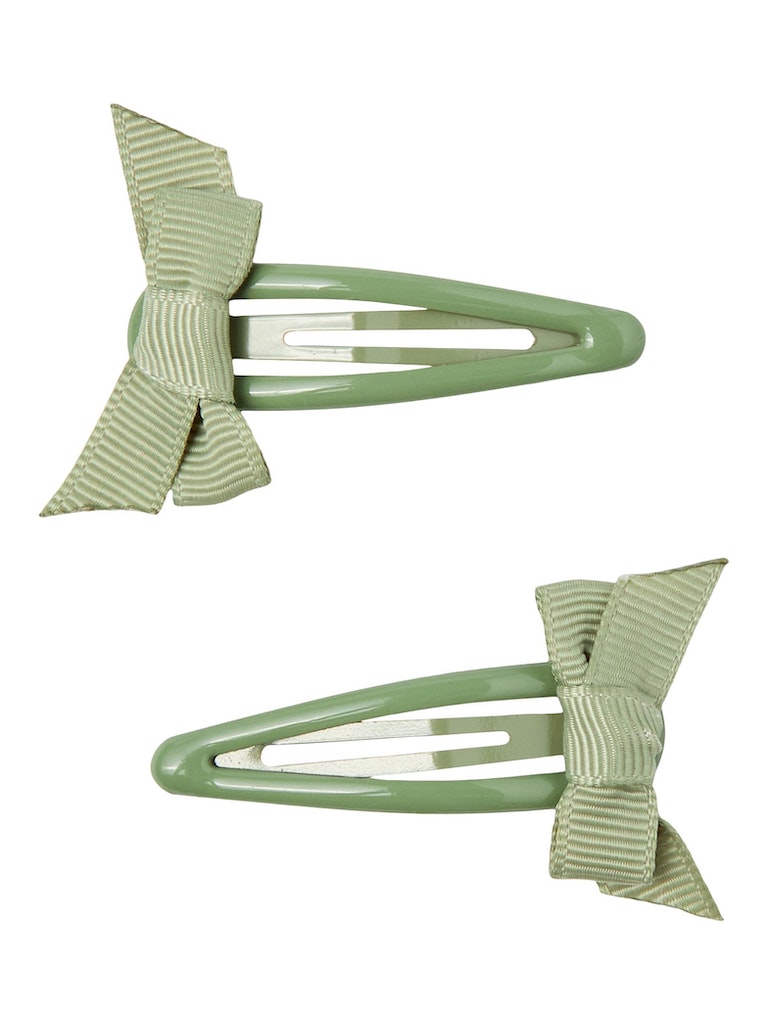 Lil' Atelier Hårspænde Hinja 2-pak Hair Clips Sage