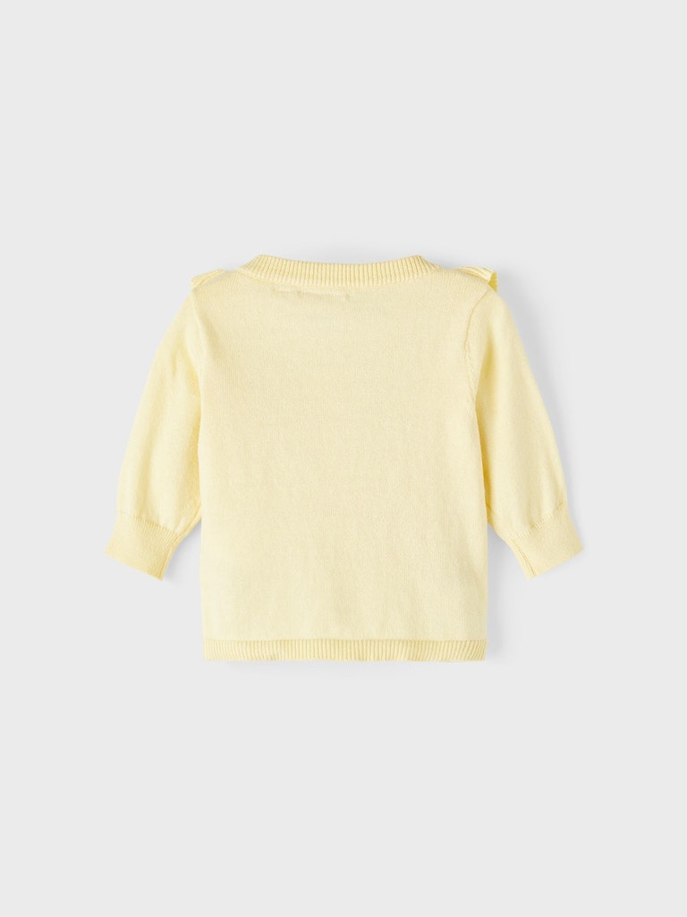 Lil' Atelier Cardigan Baby LS Hija Double Cream - Billede 2