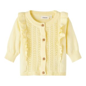 Lil' Atelier Cardigan Baby LS Hija Double Cream