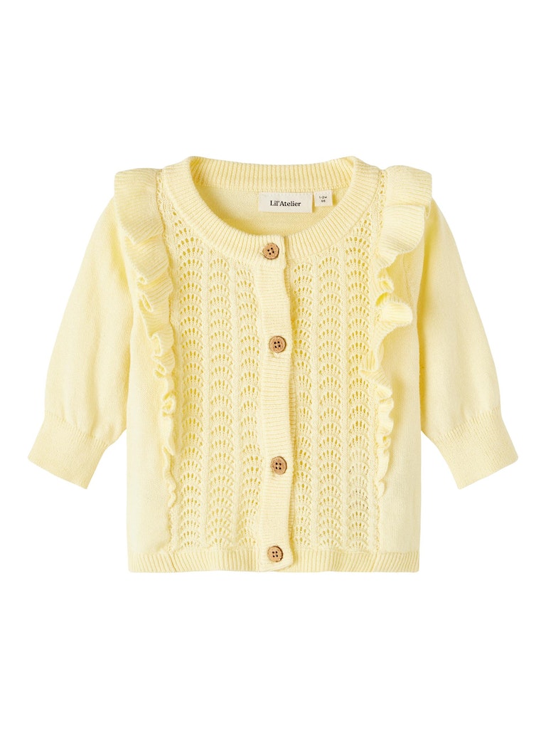 Lil' Atelier Cardigan Baby LS Hija Double Cream