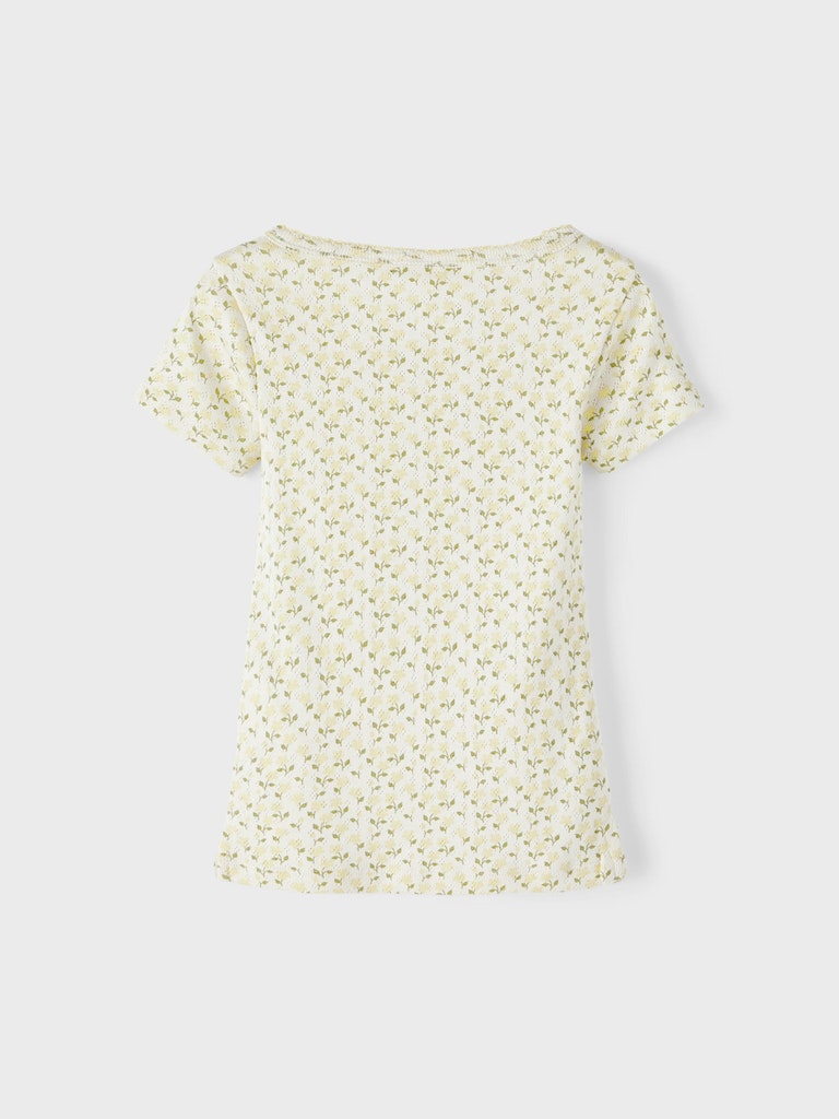 Lil' Atelier Bluse SS Rachello Slim Top Turtledove - Billede 2