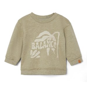 Lil' Atelier Sweatshirt LS Homan Loose Sage