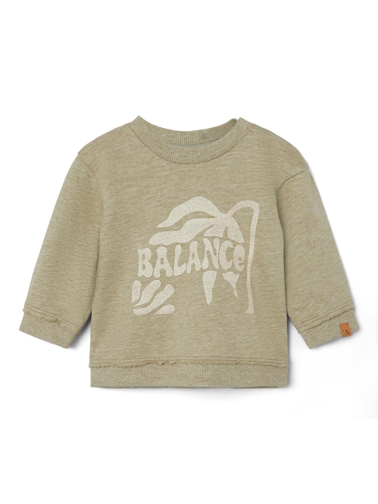 Lil' Atelier Sweatshirt LS Homan Loose Sage