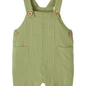 Lil' Atelier Smækbuks Shorts Hessa Loose Overall Sage