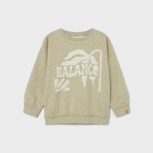 Lil' Atelier Sweatshirt LS Homan Loose Sage