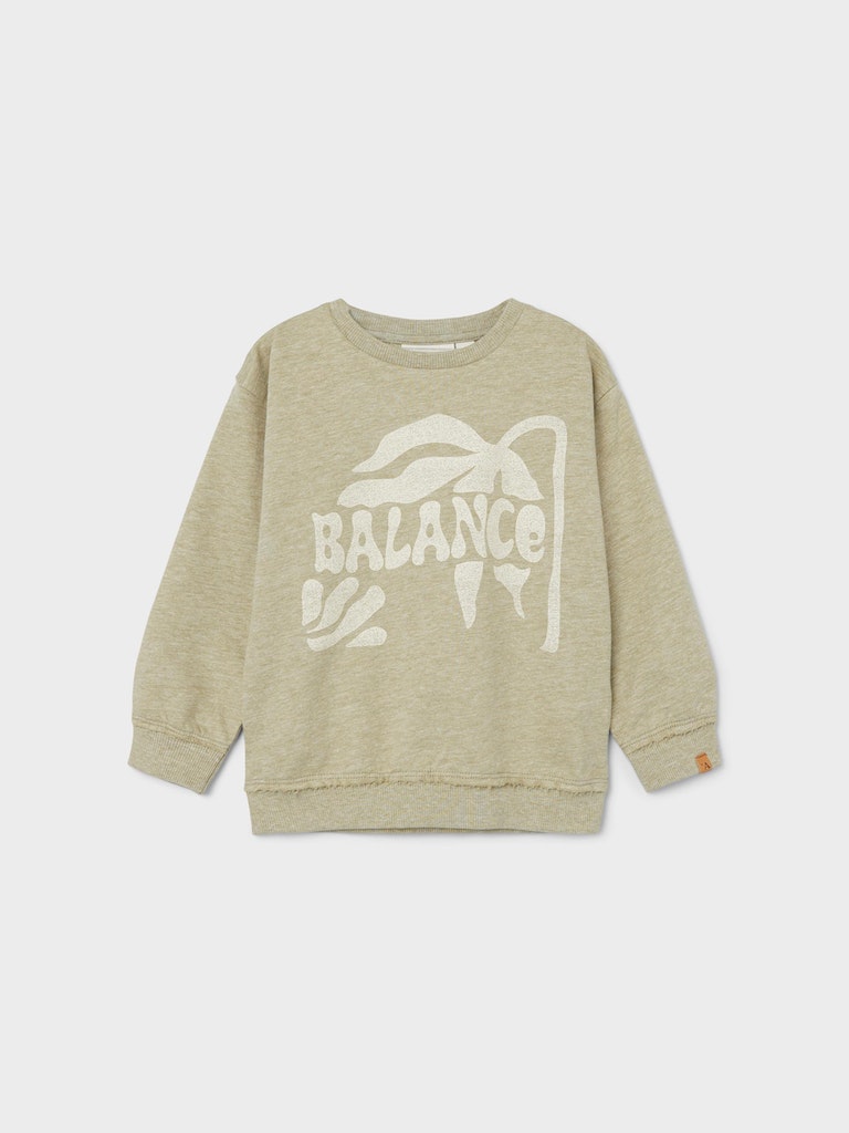 Lil' Atelier Sweatshirt LS Homan Loose Sage