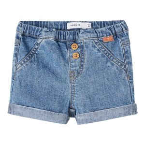 Name It Shorts Denim Ben Long Dark Blue Denim