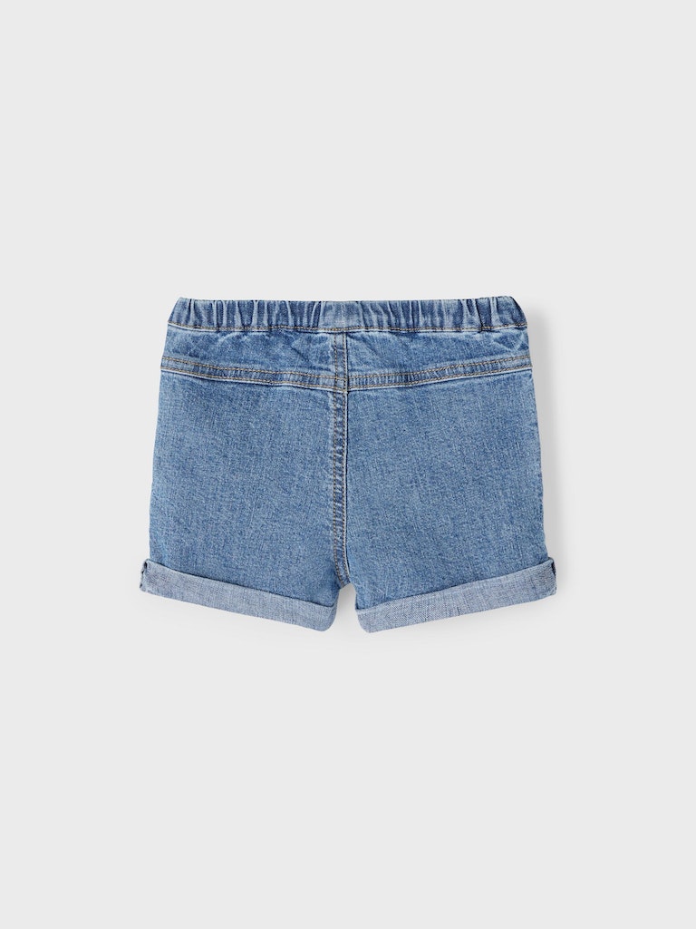 Name It Shorts Denim Ben Long Dark Blue Denim - Billede 3