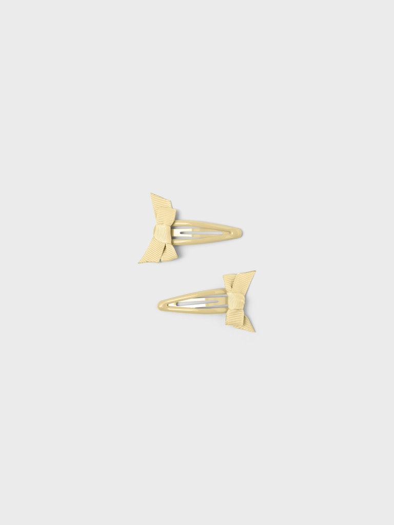 Lil' Atelier Hårspænde Hinja 2-pak Hair Clips Double Cream - Billede 3