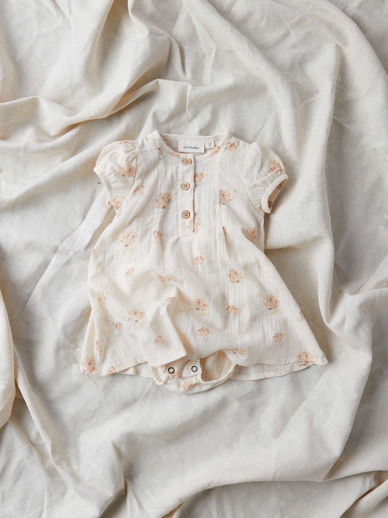 Lil' Atelier Kjolebody SS Hessana Turtledove - Billede 4