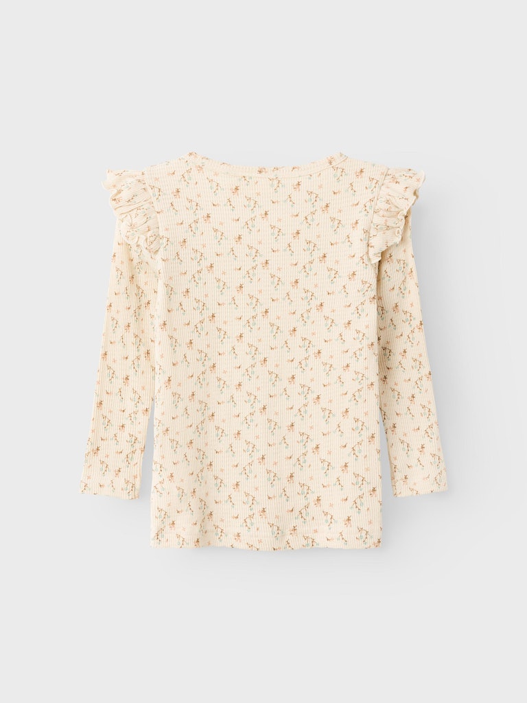 Lil' Atelier Bluse LS Thida Slim Fog - Billede 2