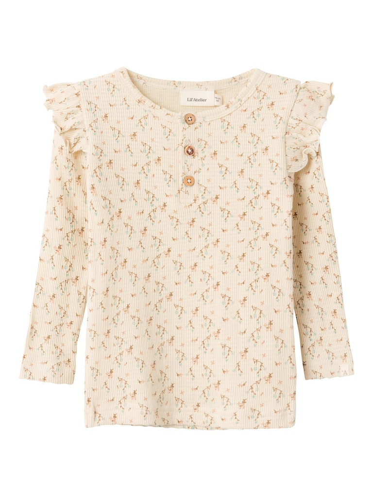 Lil' Atelier Bluse LS Thida Slim Fog