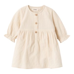 Lil' Atelier Kjolebody LS Tiba Loose Fog