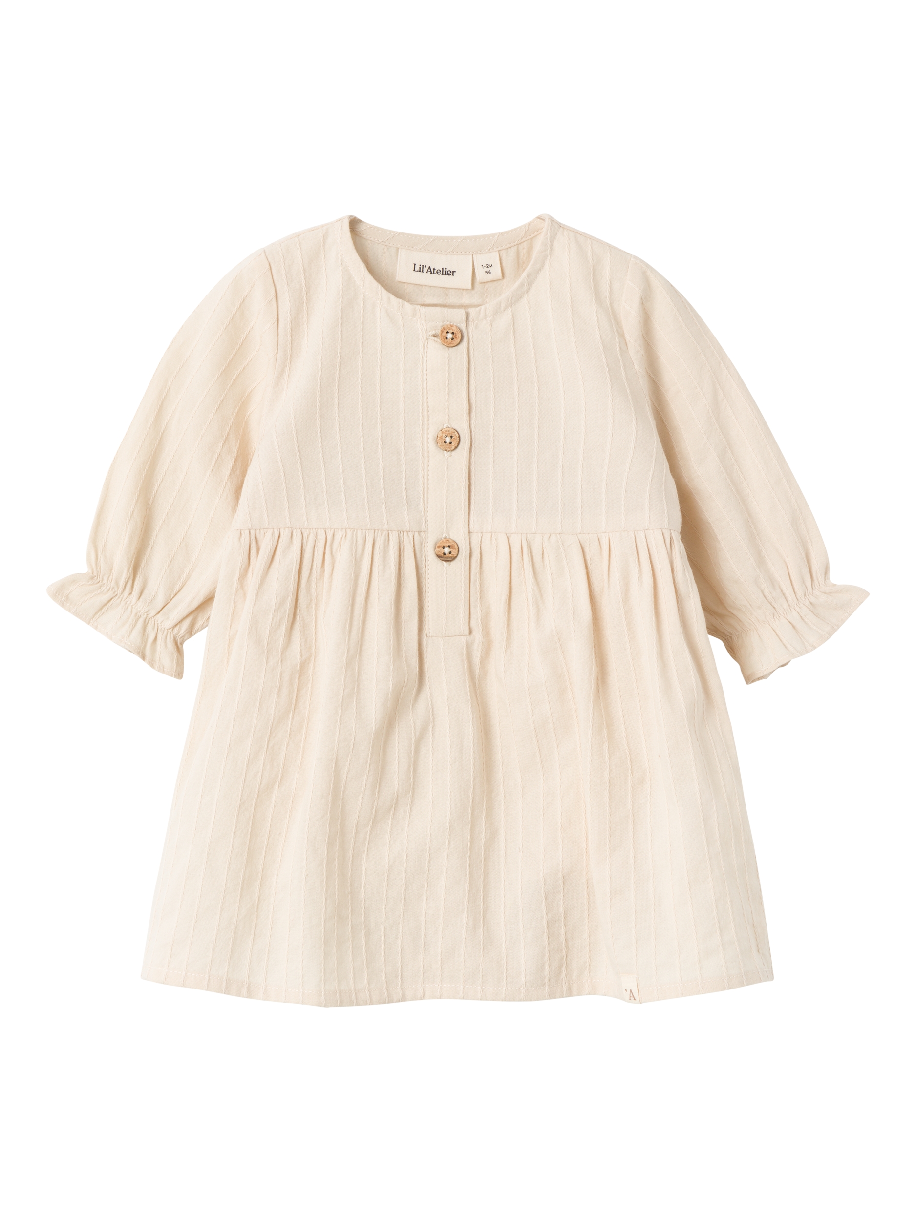 Lil' Atelier Kjolebody LS Tiba Loose Fog