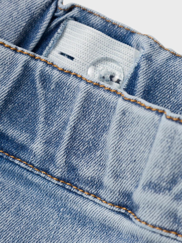 Lil' Atelier Jeans Ben Tapered Light Blue Denim - Billede 3