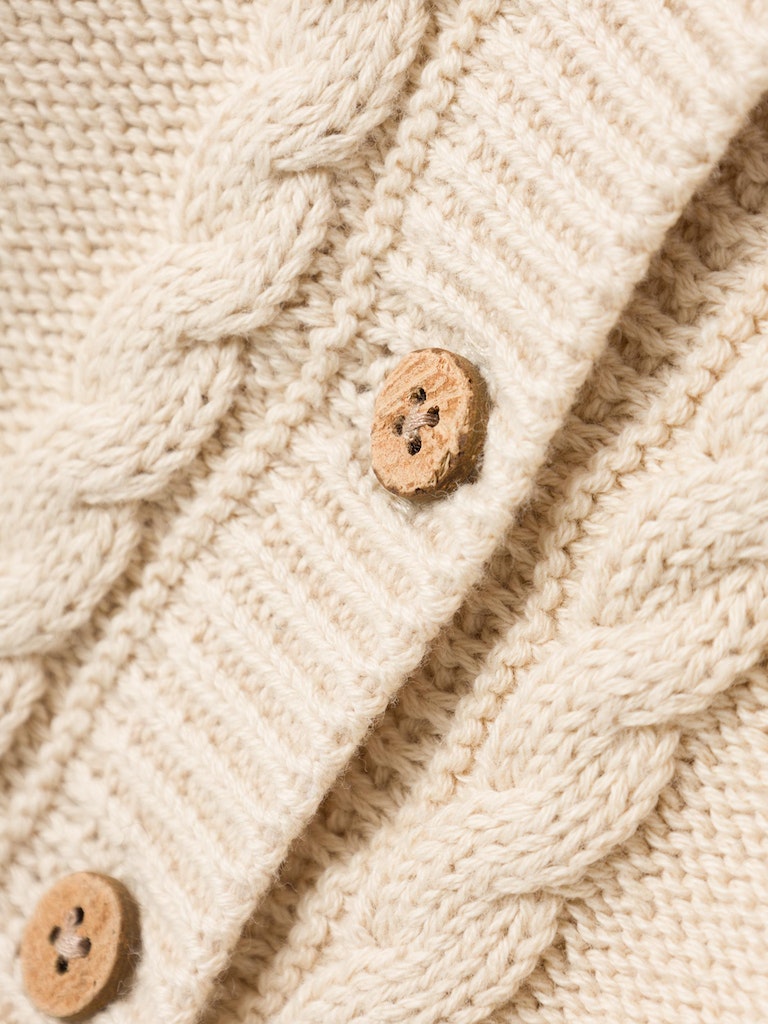 Lil' Atelier Cardigan LS Tila Strik Fog - Billede 2