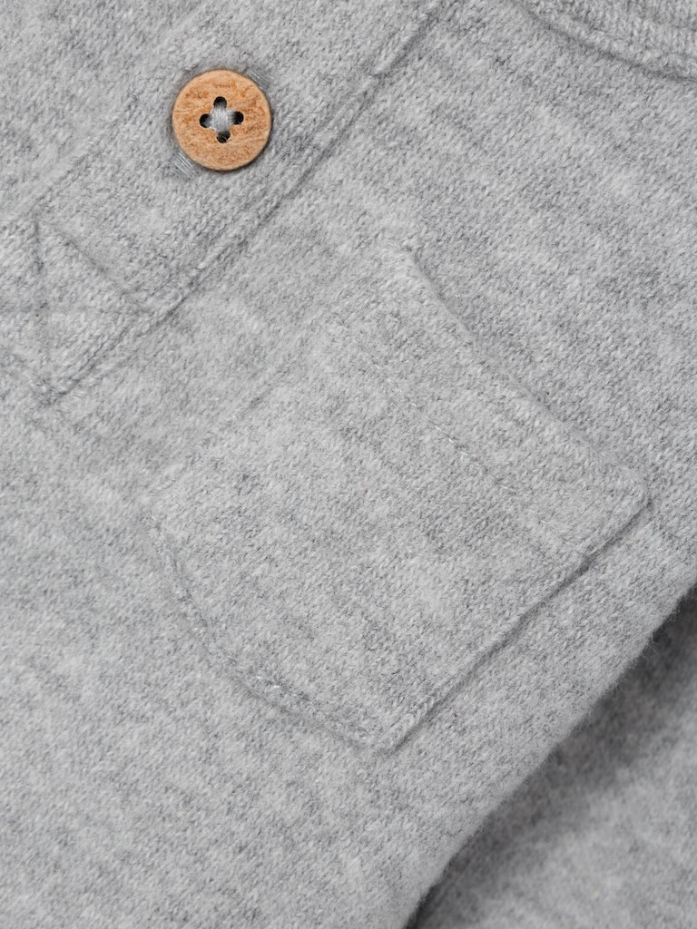 Lil' Atelier Body LS Thor Slim Grey Melange - Billede 3