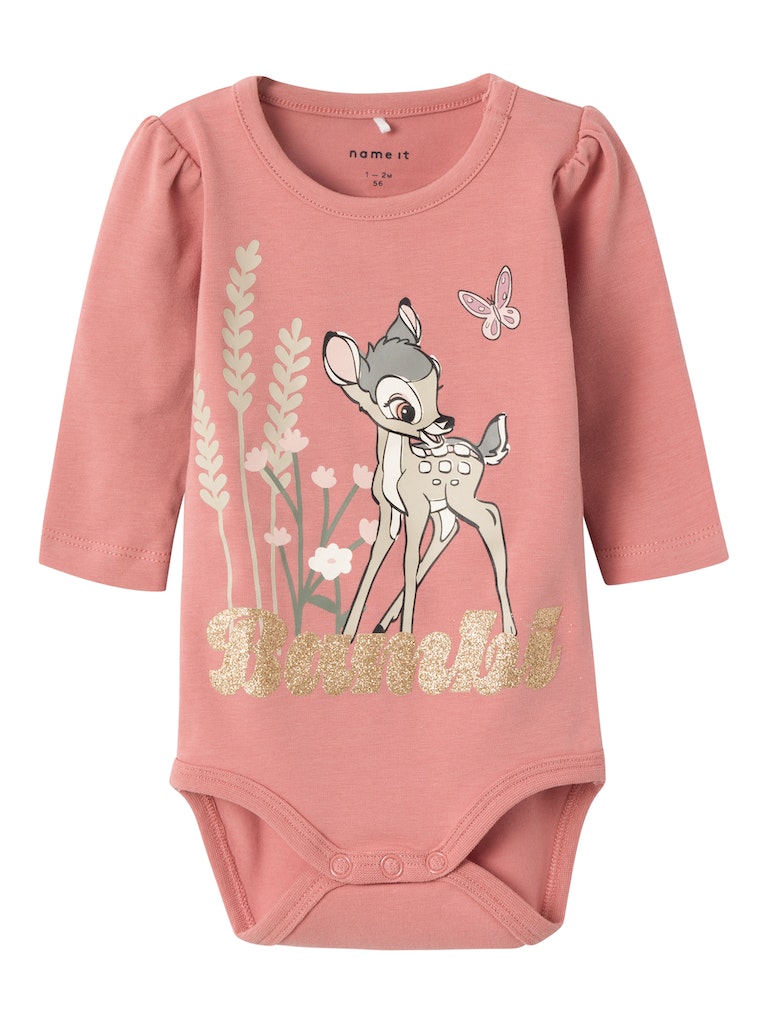 Name It Body LS Droma Bambi Ash Rose