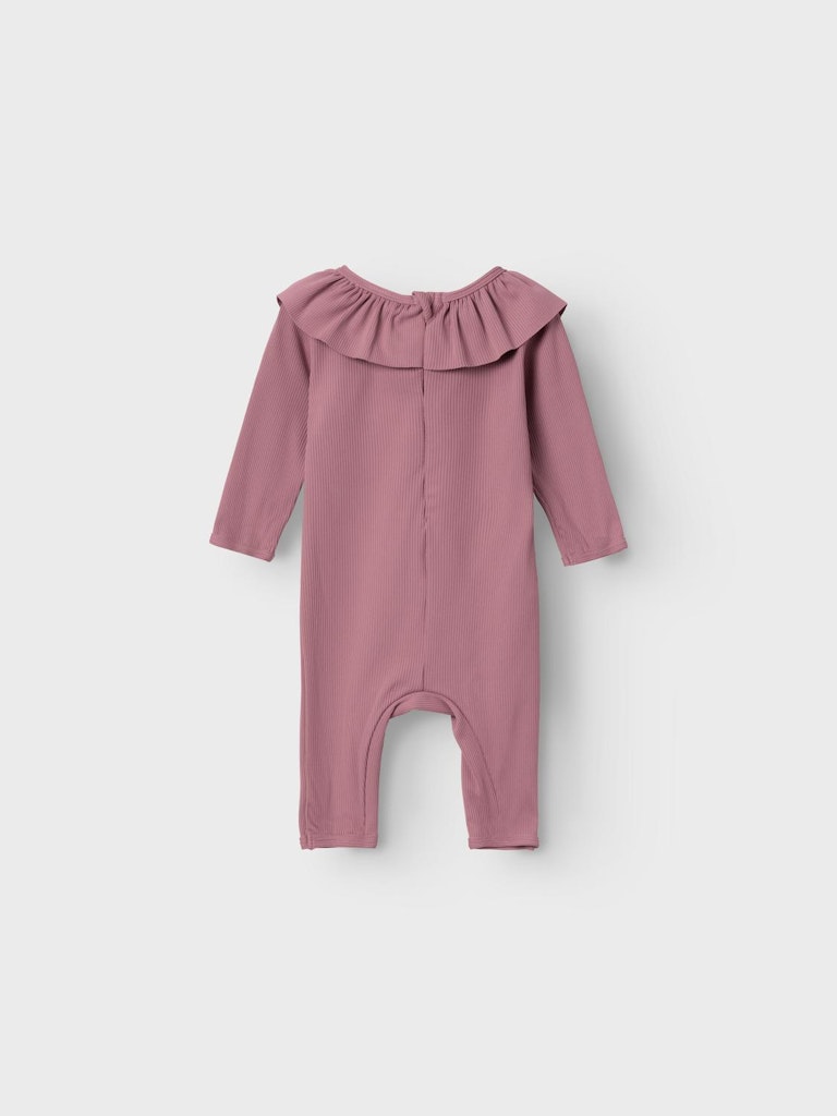 Lil' Atelier Svømmedragt LS Farlo UV Long Swimsuit Nostalgia Rose - Billede 4