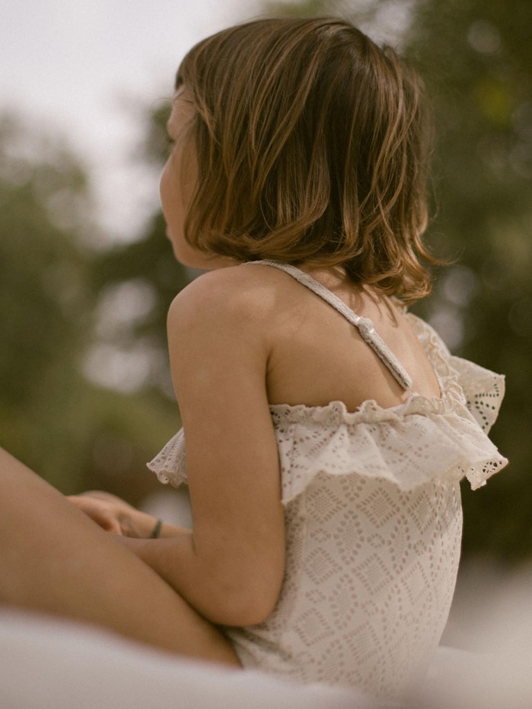 Lil' Atelier Badedragt Fannie Swimsuit Turtledove - Billede 4
