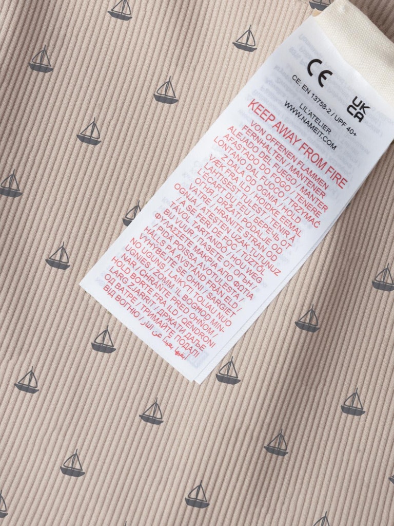 Lil' Atelier Svømmedragt LS Farlo UV Pure Cashmere - Billede 2