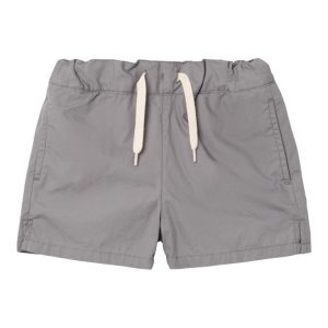 Lil' Atelier Badeshorts Fandy Loose Swim Shorts Silver Filigree