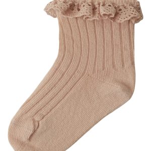 Lil' Atelier Sokker Freja Baby Rose Dust