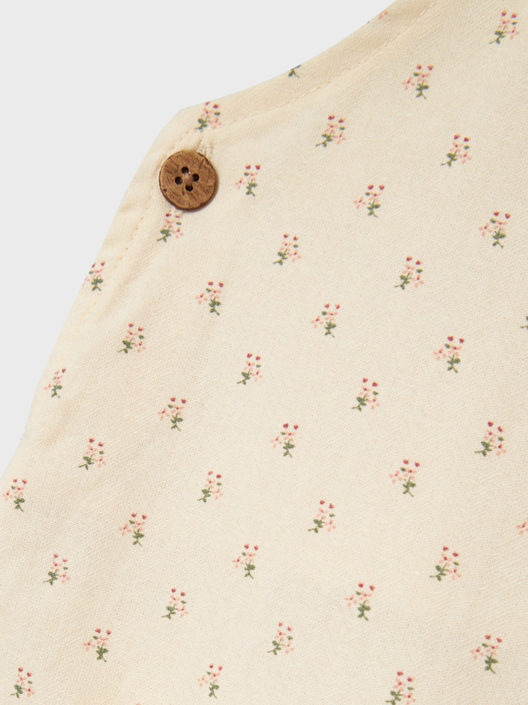 Lil' Atelier Buksedragt SL Famaja Loose Overall Turtledove - Billede 3