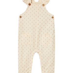 Lil' Atelier Buksedragt SL Famaja Loose Overall Turtledove