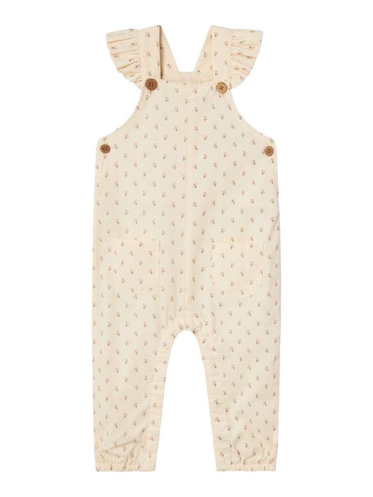 Lil' Atelier Buksedragt SL Famaja Loose Overall Turtledove