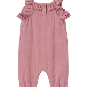 Lil' Atelier Smækbukser SL Dolie Loose Suit Nostalgia Rose